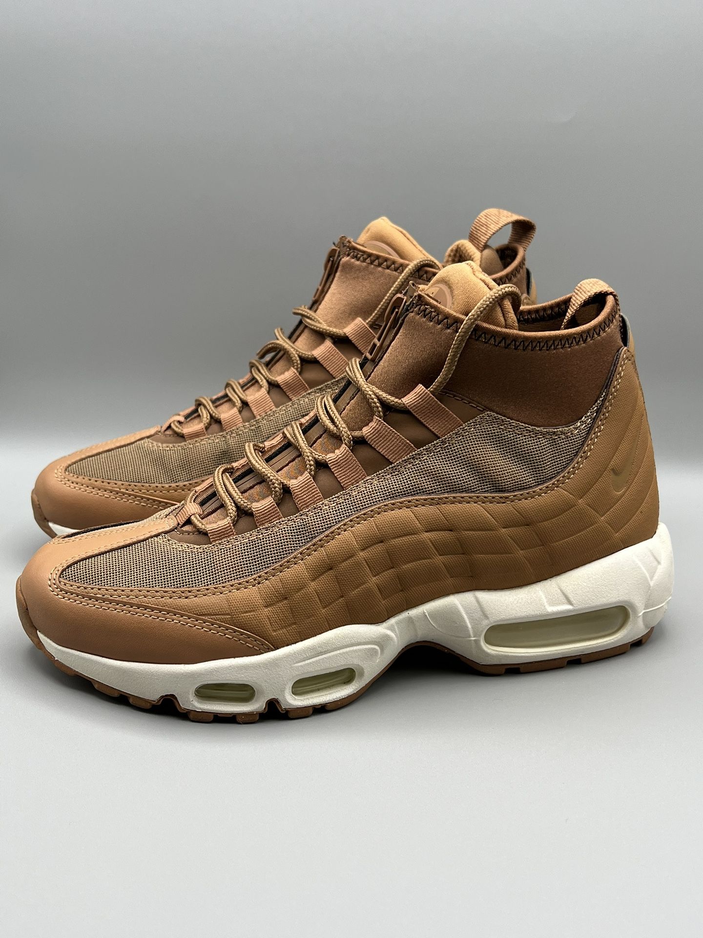 2017 Nike Air Max 95 Sneakerboot Flax Wheat Tan Men's Size