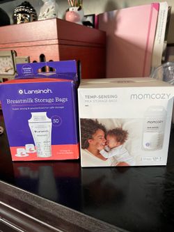 Breast milk storage bags