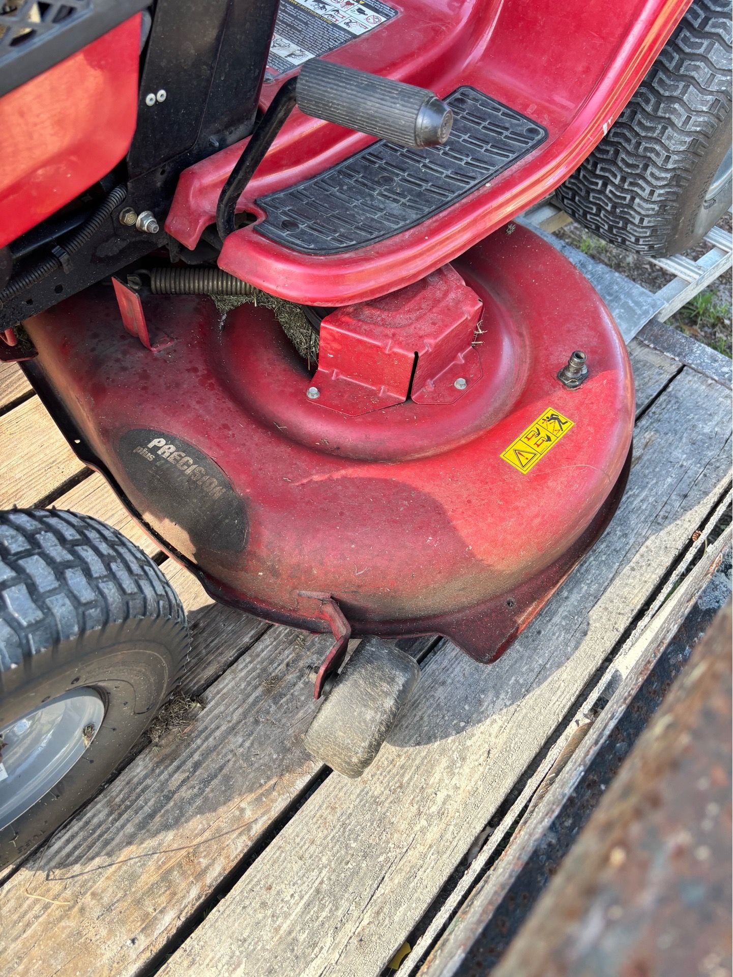 46” craftsman mower deck