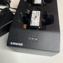 Shure SBC200 Dual Docking Charger W/ Two Batteries 
