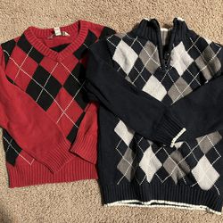 Boys sweaters and vest.