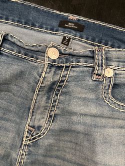 Light Wash True Religion Billy size 40