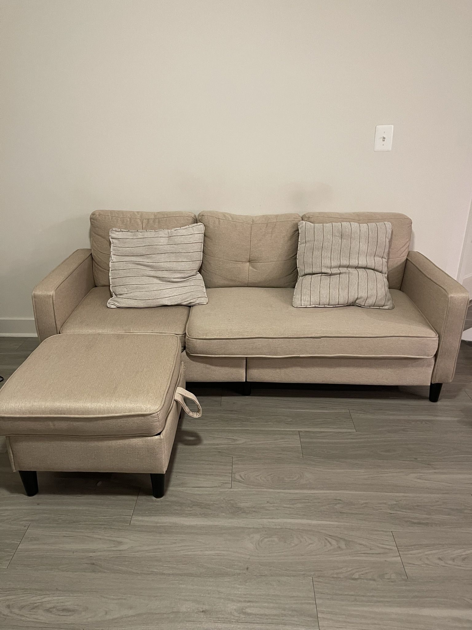 Tan Sectional Couch