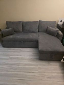 Medium grey couch