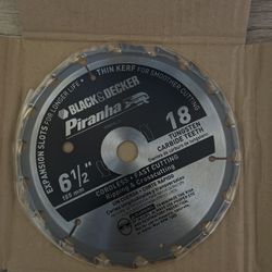 Black & Decker 6 1/2 Saw blade.