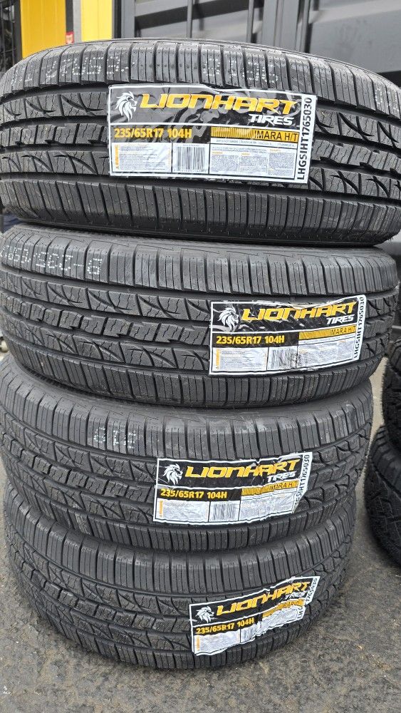 4 NEW TIRES 235/65/17 Lion Hart Imara HT  $420  Cash Price  π π FREE INSTALLATION π π