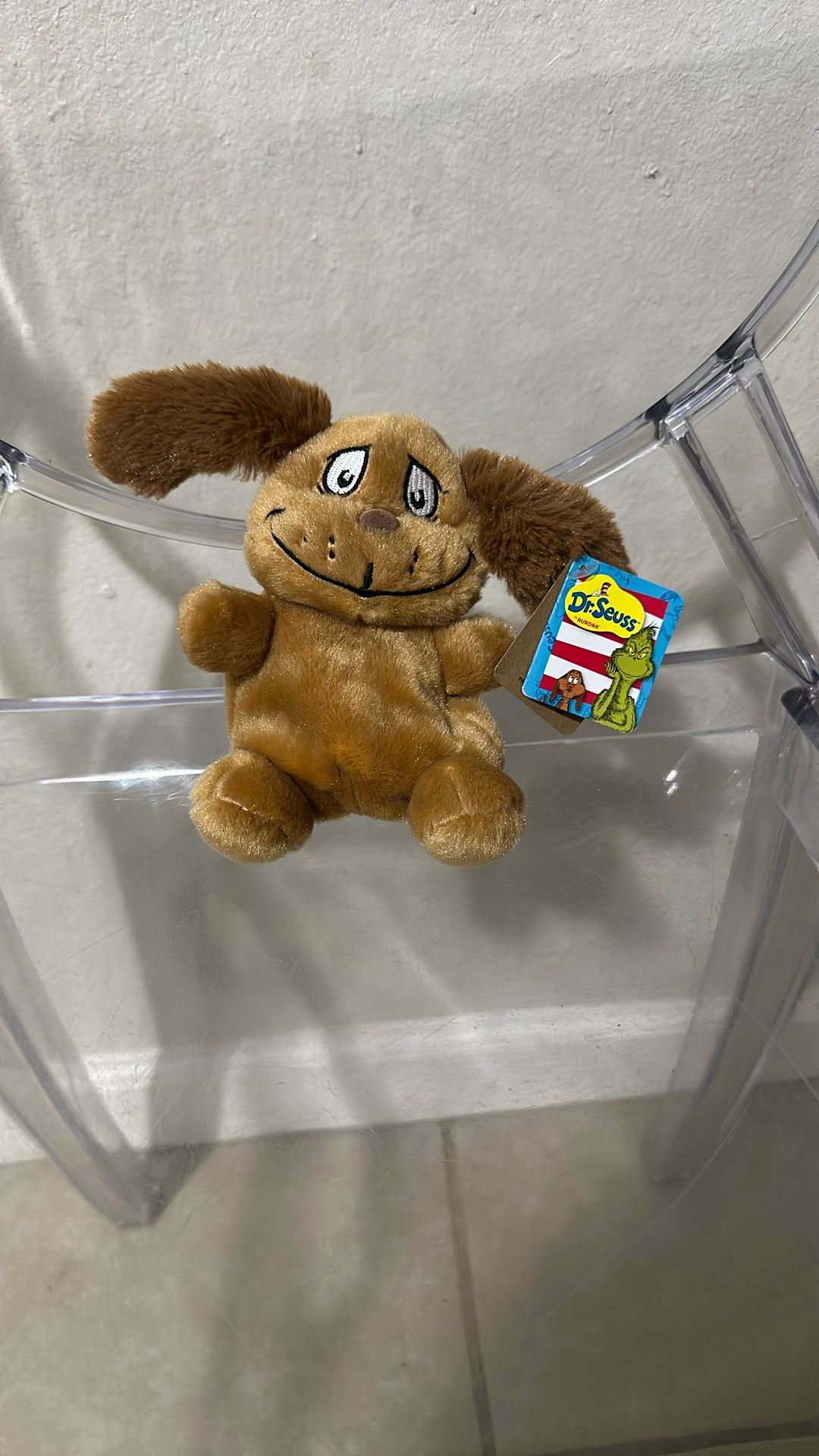 Max the Dog plush from the Aurora Dr. Seuss collection