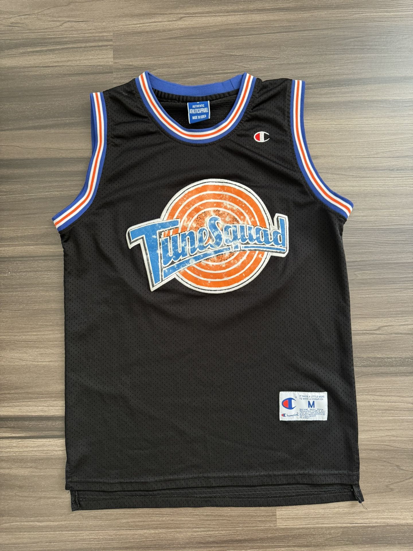 Stitched Vintage 90s Champion Black Jersey Space Jam Michael Jordan Men's Size M
