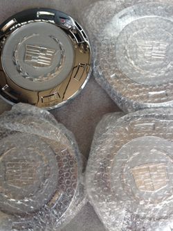 4 Cadillac Escalade center caps for 22" rims
