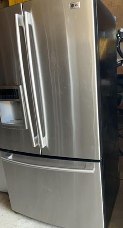LG 3 Door Stainless Steel Fridge
