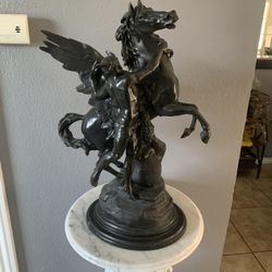 Perseus And Pegasus Statue $350 Firm