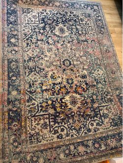 Navy rug