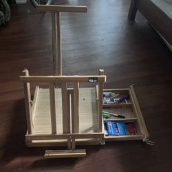 Tabletop Easel With Storage 