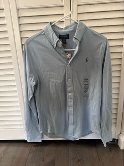 NWT! Polo Ralph Lauren Boys Long Sleeve Button Down Shirt Size L (14-16)