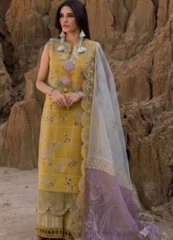 Royal Lawn Collection-Premium Pakistani Indian Lawn Embroidered Unstitched Dresses Women