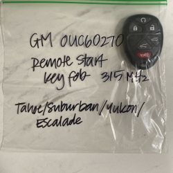 OEM GM 6-Button Remote Start Key Fob OUC60270 – $25