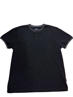 Men's Black Henley T-Shirt