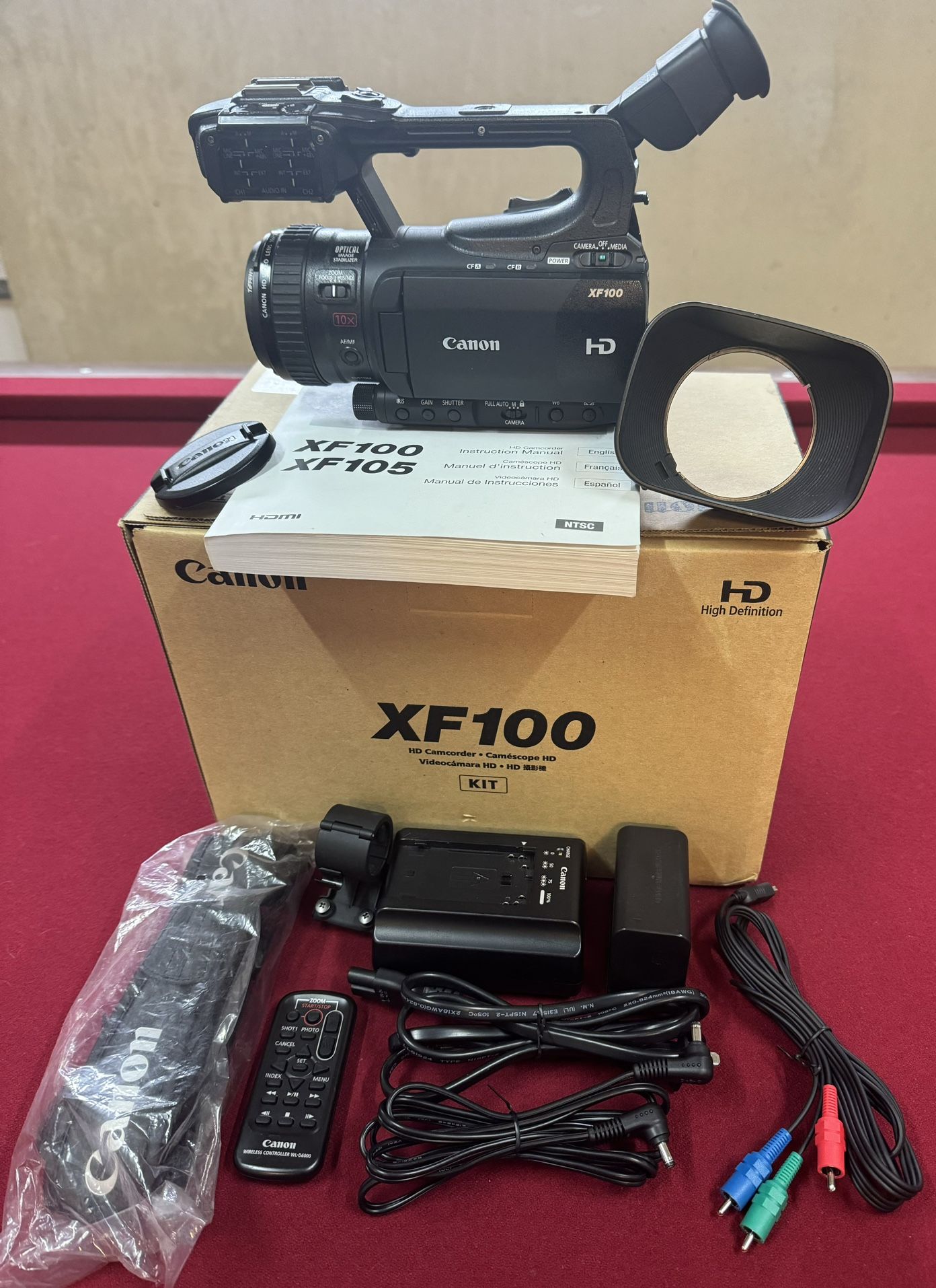 Canon XF100 HD Professional Camcorder