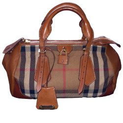 Burberry Prorsum Check Print Cloth and Leather Tote
Retail Price: $1,800.00

15"L x 10"W x 6"H

Beautiful Burberry Prorsum Tote.