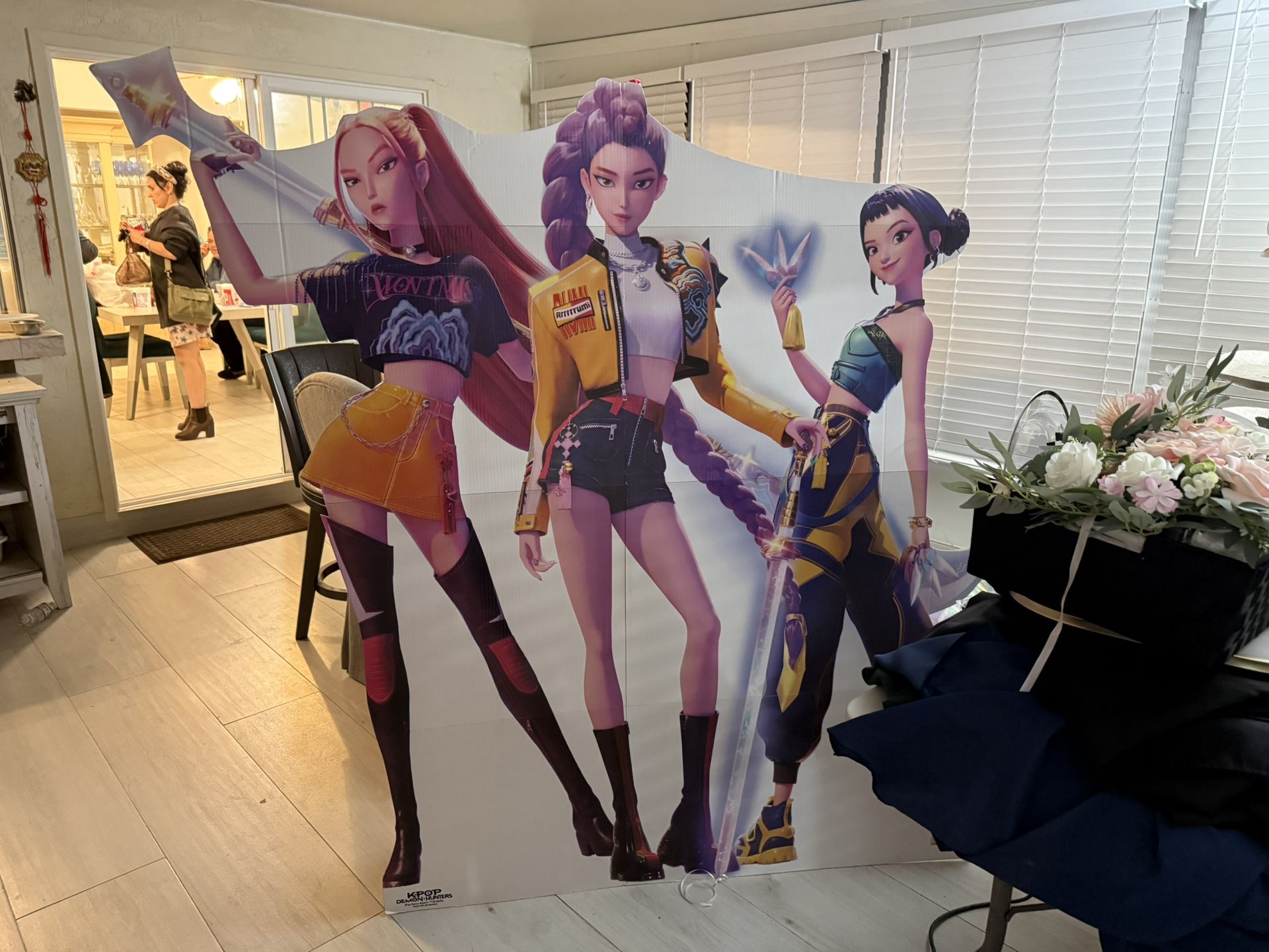 K Pop Demon hunters Card Board Cut Out