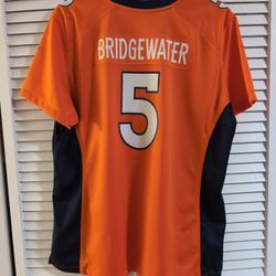 Denver Broncos Jersey Mens 2XL Orange Teddy Bridgewater NFL Football Nike