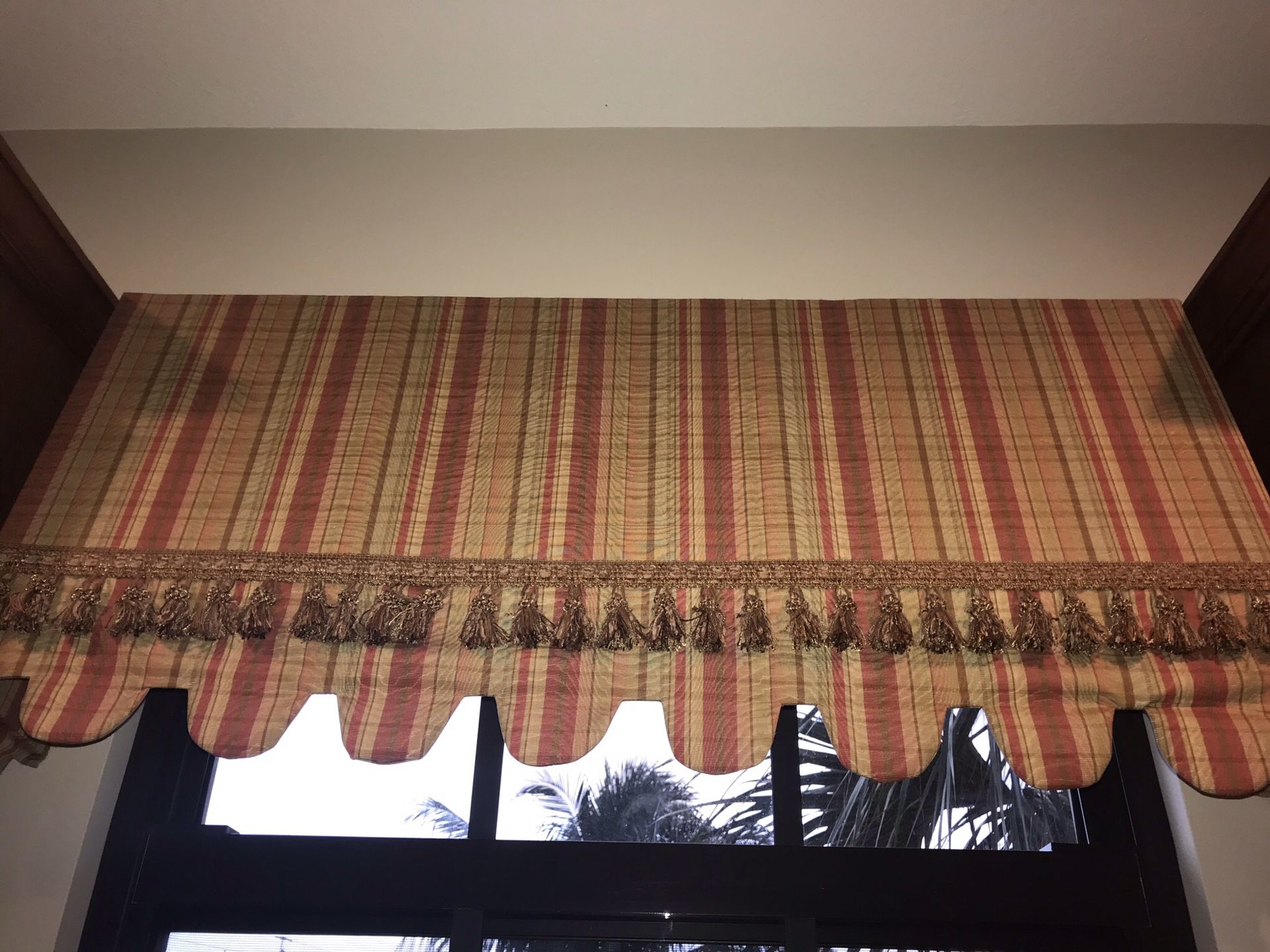 Custom Kitchen Window Valance