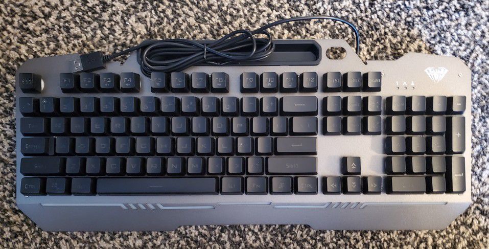 OPEN BOX - AULA WIND T102 MEMBRANE KEYBOARD - MOUSE GAMING COMBO (WIRED) Black