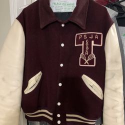 Vintage PSJA High School TX Tennis Coach Jacket Size 44