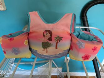 Toddler Puddle Jumper Life Jacket with Hula Girl