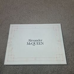 Alexander McQueens Size 8 Black Glitter