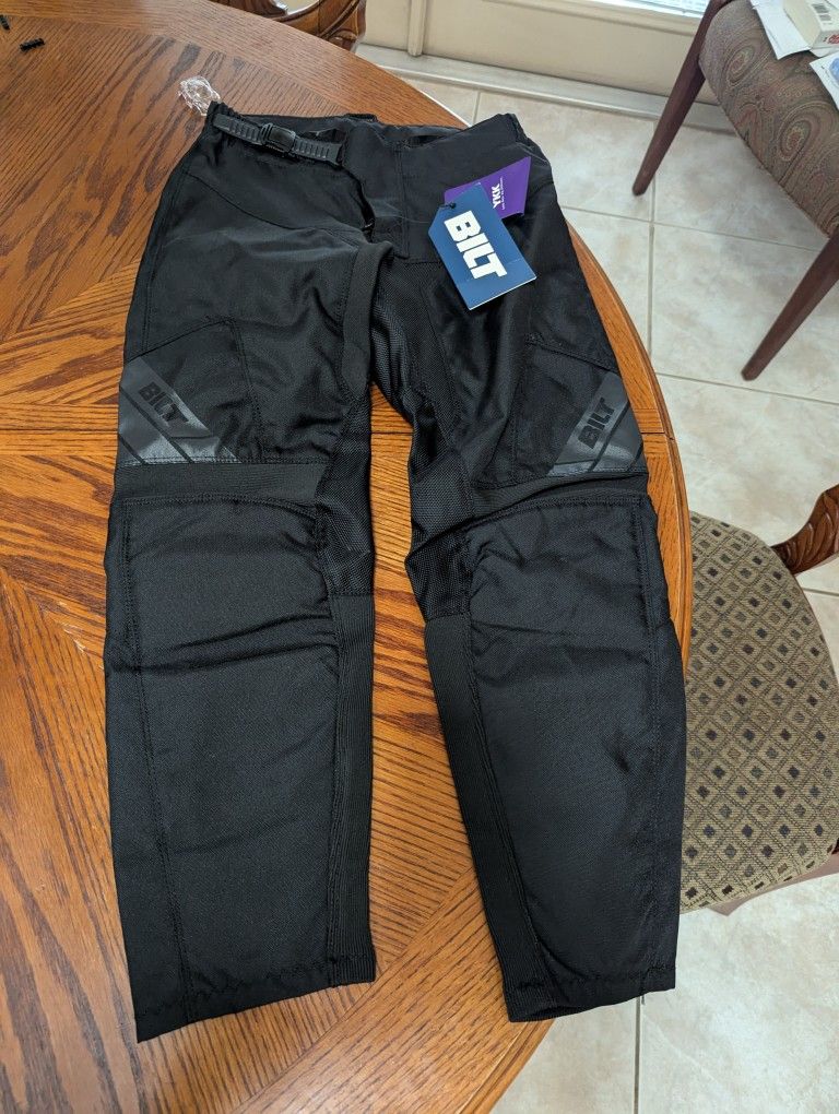 BILT Youth Velocity Motorcycle Motocross Pants NEW