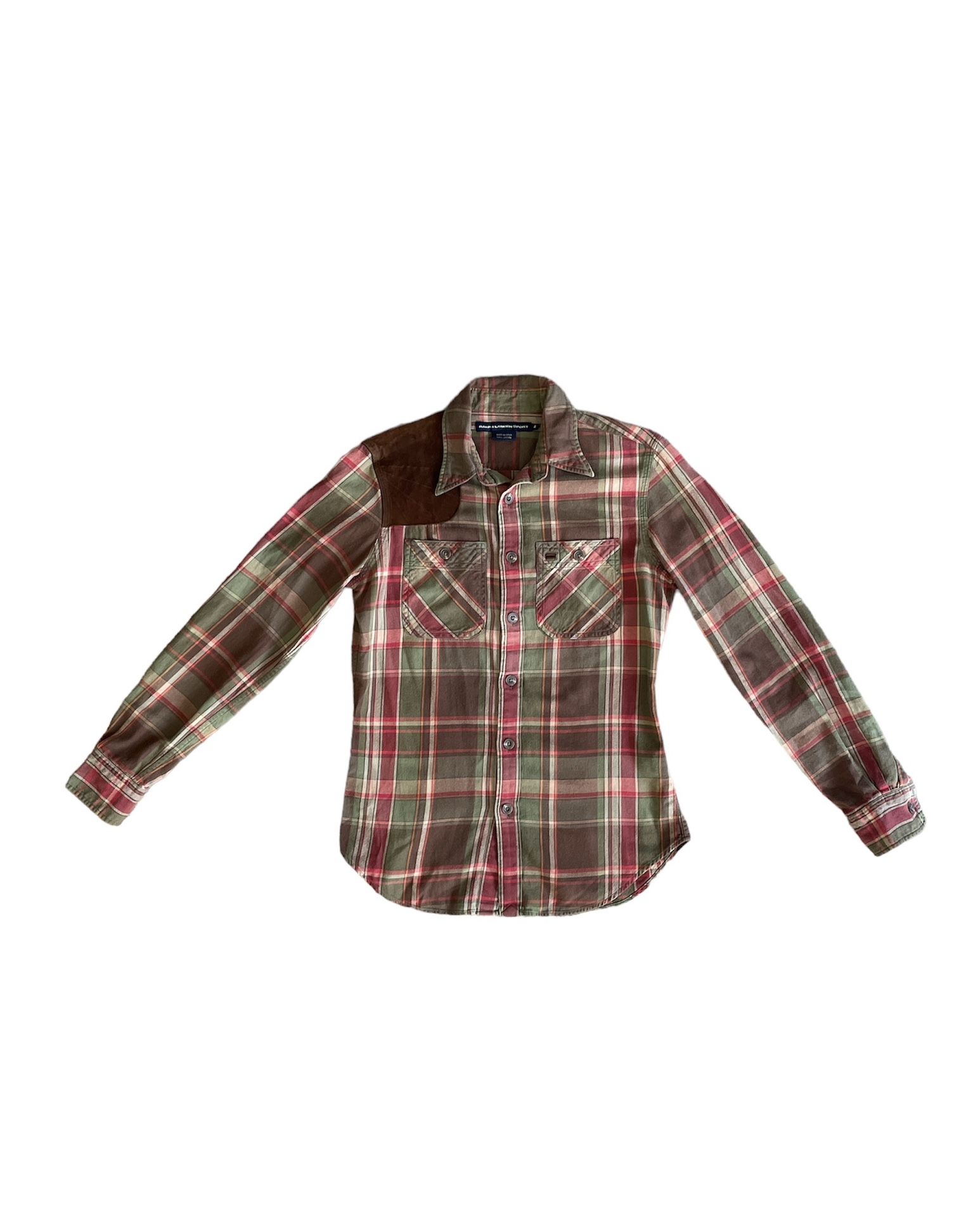 Ralph Laurent Sport Plaid Shirt Medium 