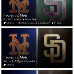 Padres Mets Series Sunday June 9 Tickets 