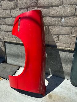 Mustang ii fender driver side red 74