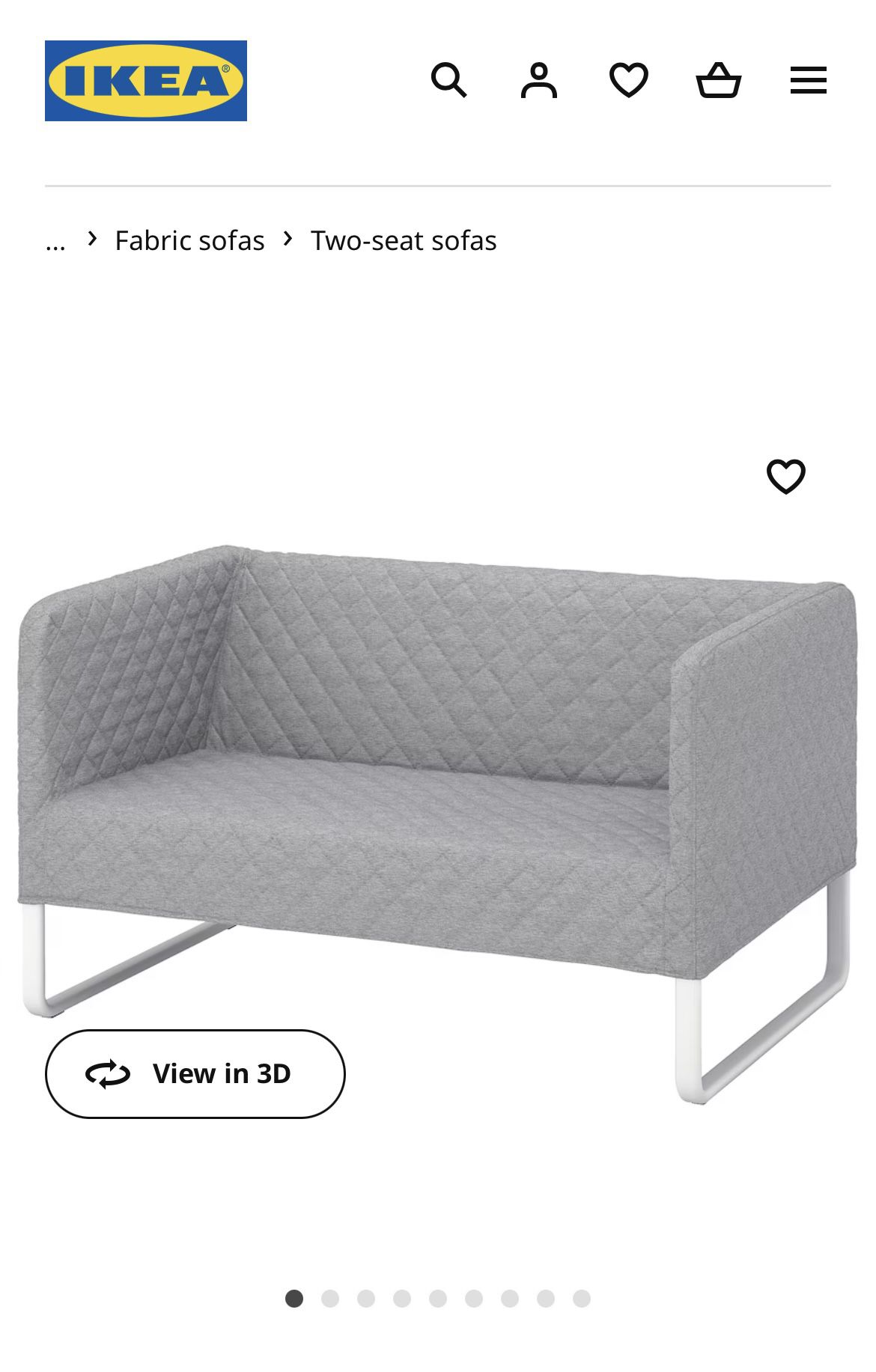 IKEA 2 Seat Sofa