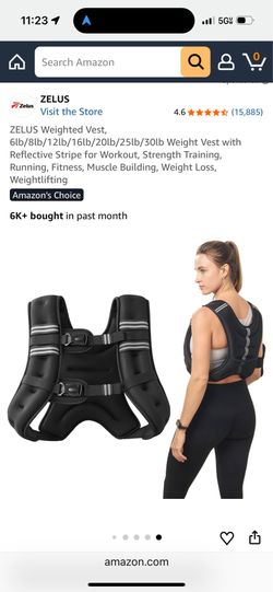 16 lb ZELUS Weighted Vest