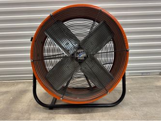 Maxx Air Pro 24" Commercial Drum Fan - Heavy Duty Industrial Garage Fan