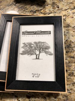 5 - 4 x 6 picture wooden picture frames