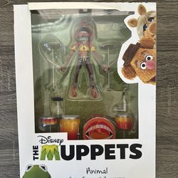 Muppets Animal Figure With Drumset.