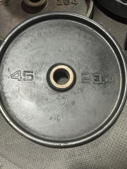 Olympic Weight Plates Set 1$ a pound