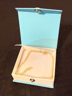 10 Karat diamond cut rope bracelet (real not coated)