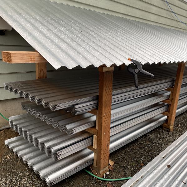 8FT, 10FT, 12FT & 14FT Long x 26" Wide Galvanized Steel Corrugated