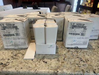 Wall edge tile trim gloss white 30 boxes