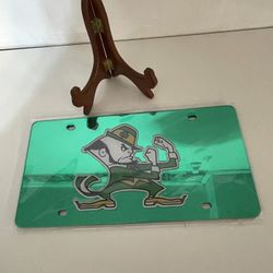 Notre Dame Front License Plate Never Used