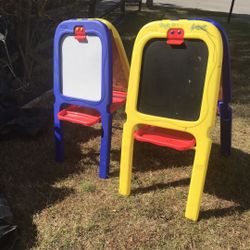 Very Nice Kids Little Tykes Dryer Race And Whiteboard Easels Only $20 Each Firm