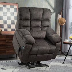 Brand New 3-Motor Zero Gravity Power Lift Recliner Sofa with Armrest Storage, Massage and Heating