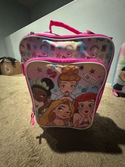 Disney princess kid roller suitcase