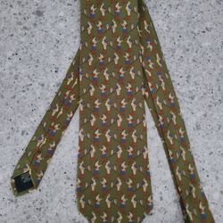 Banana Republic 100% Silk Necktie Fisherman