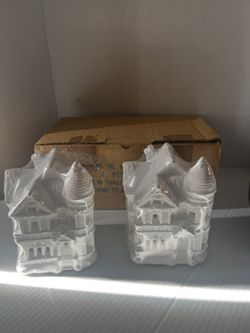 VTG Creative Crafts TIFFANY HOUSE SE186 Village California Creations NEW