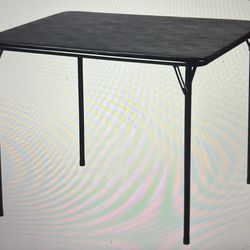 Folding Black Table 34”x34”